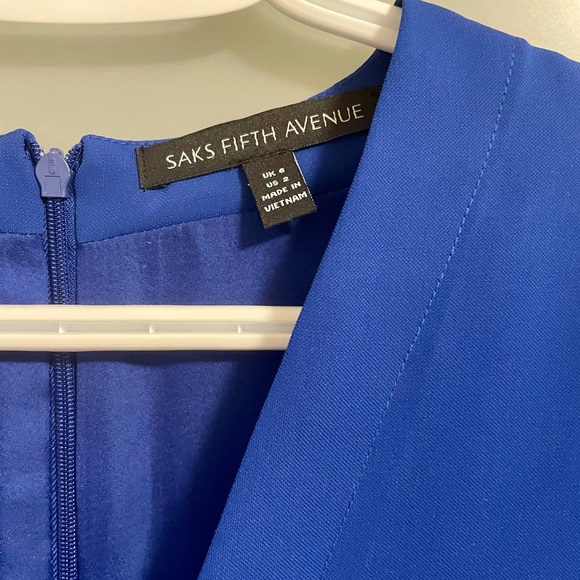 Saks Fifth Avenue shift dress - Admiral Blue - S - Picture 3 of 5